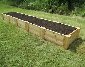 Cedar Raised Garden Bed 2' X 10' X 11"H