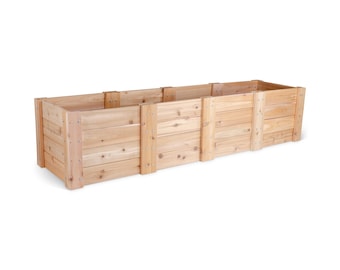 Cedar Raised Garden Bed 2' X 8' X 22"H