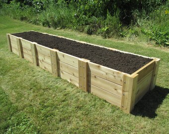 Cedar Raised Garden Bed 2' X 10' X 16.5"H