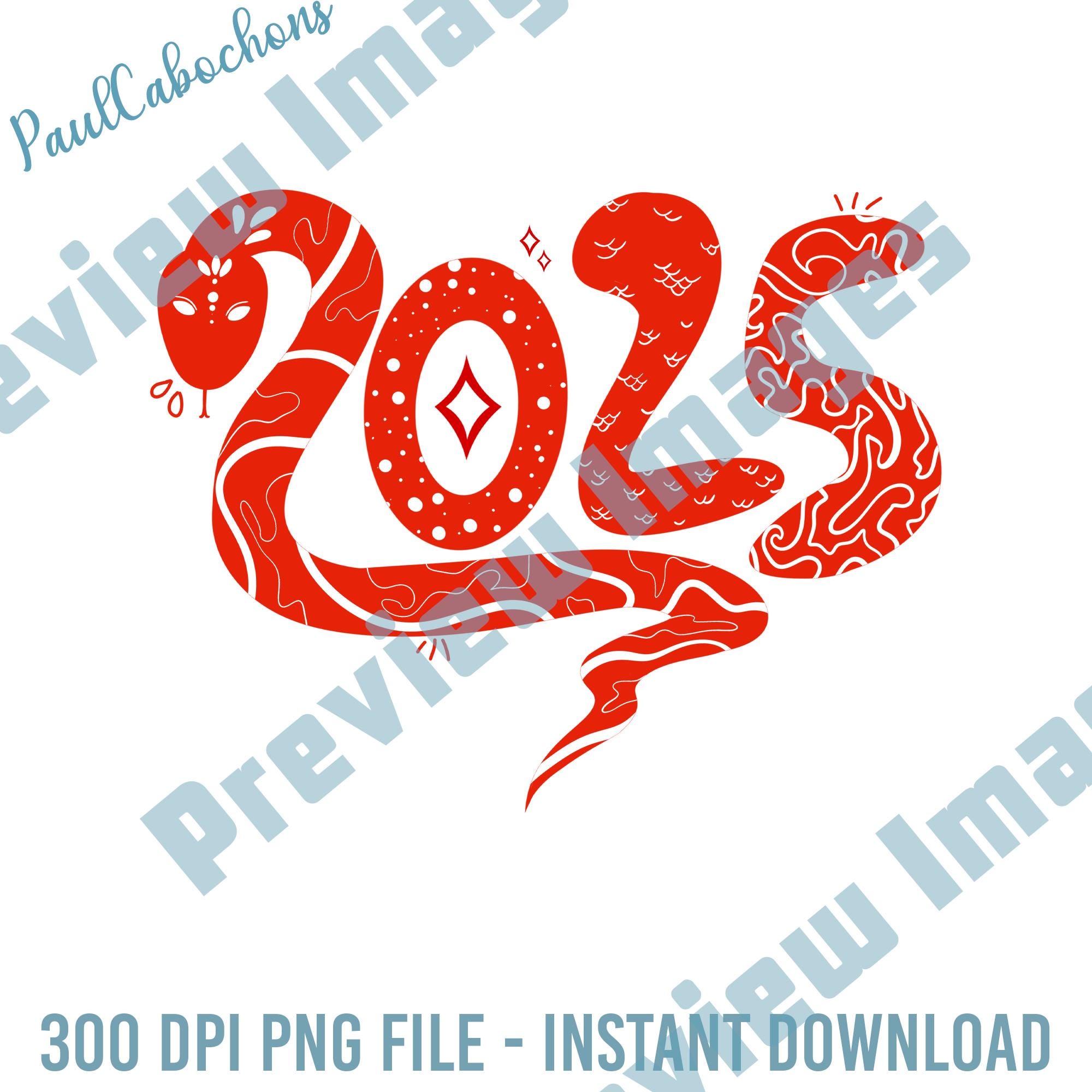 Year of the Snake 2025 Png, Happy Chinese New Year 2025 Png, Lunar New