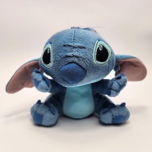 Vintage Walt Disney Stitch Plush Y2k 00s Stuffed Toy Cartoon Mascot