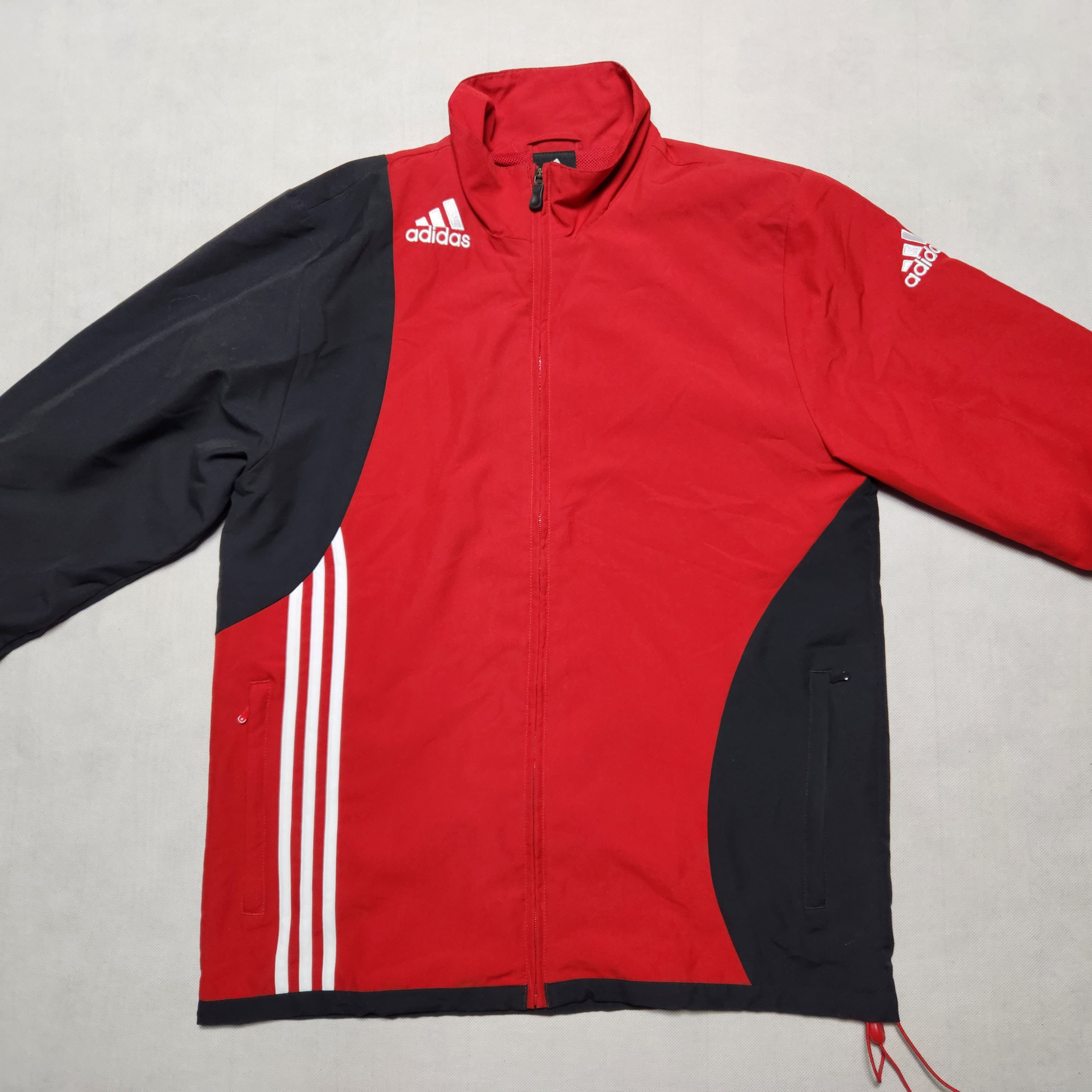 Adidas Tracktop Track Jacket Zip 3 Stripes Emroidery 2 Color