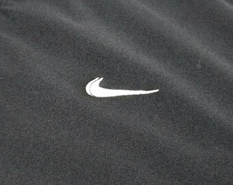 トップス 00s NIKE sphere black teck cyber archive Y2k Nike Sphere Dry Half Zip Swoosh Embroidery Mesh Sport