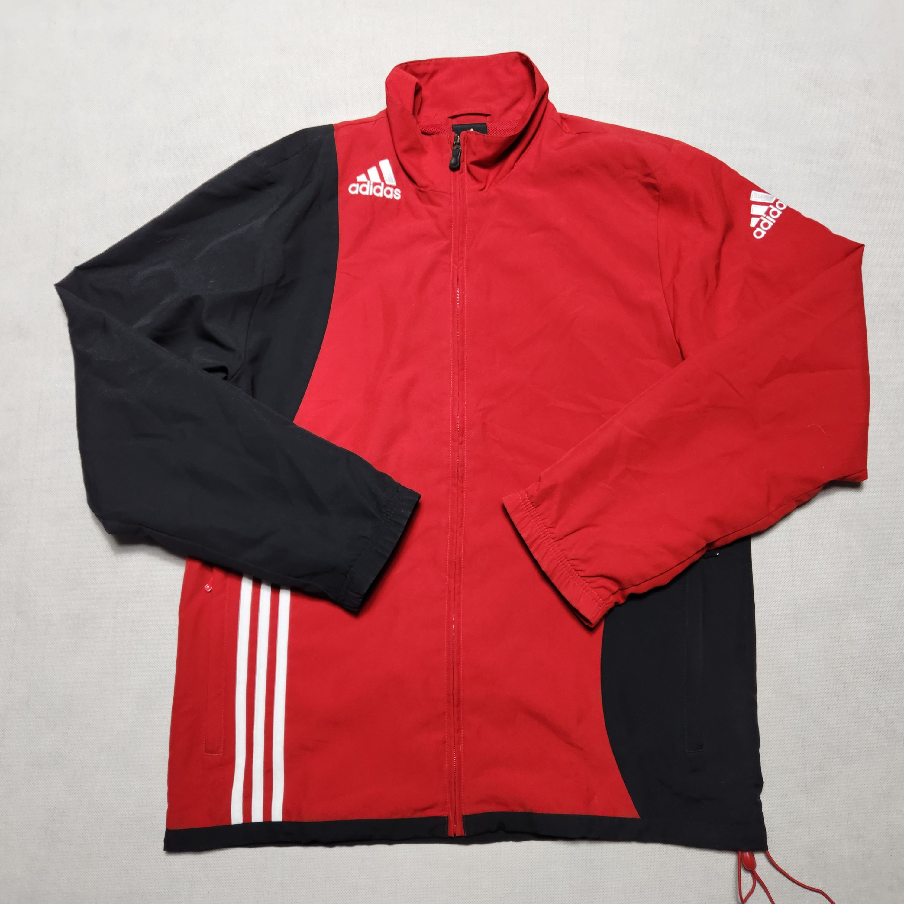 Adidas Tracktop Track Jacket Zip 3 Stripes Emroidery 2 Color