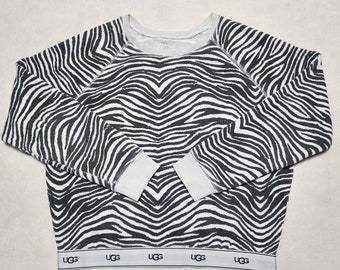 UGG Crewneck Stripe Zebra Jumper