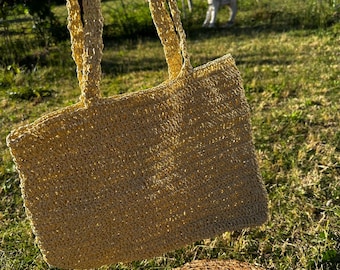 Bolsa de papel hecha a mano