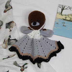 Northern Pintail Duck Lovey - Duck Snuggler- Soft Newborn Toy - Crochet Baby Gift - Nature Nursery Decor - Baby Shower Gift- Hunting Gift