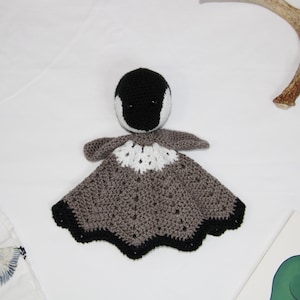 Crocheted Goose Lovey - Canada Goose Plush - Duck Plush - Goose Stuffie - Goose Baby Gift - Nature Baby Gift - Soft Duck Newborn Gift
