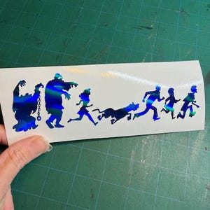Monsters Easter Egg Decal - Full Set Hidden Car Decals - Vinyl Car Truck Automotive Laptop Decals Motorcycle Tumbler Window Mirror