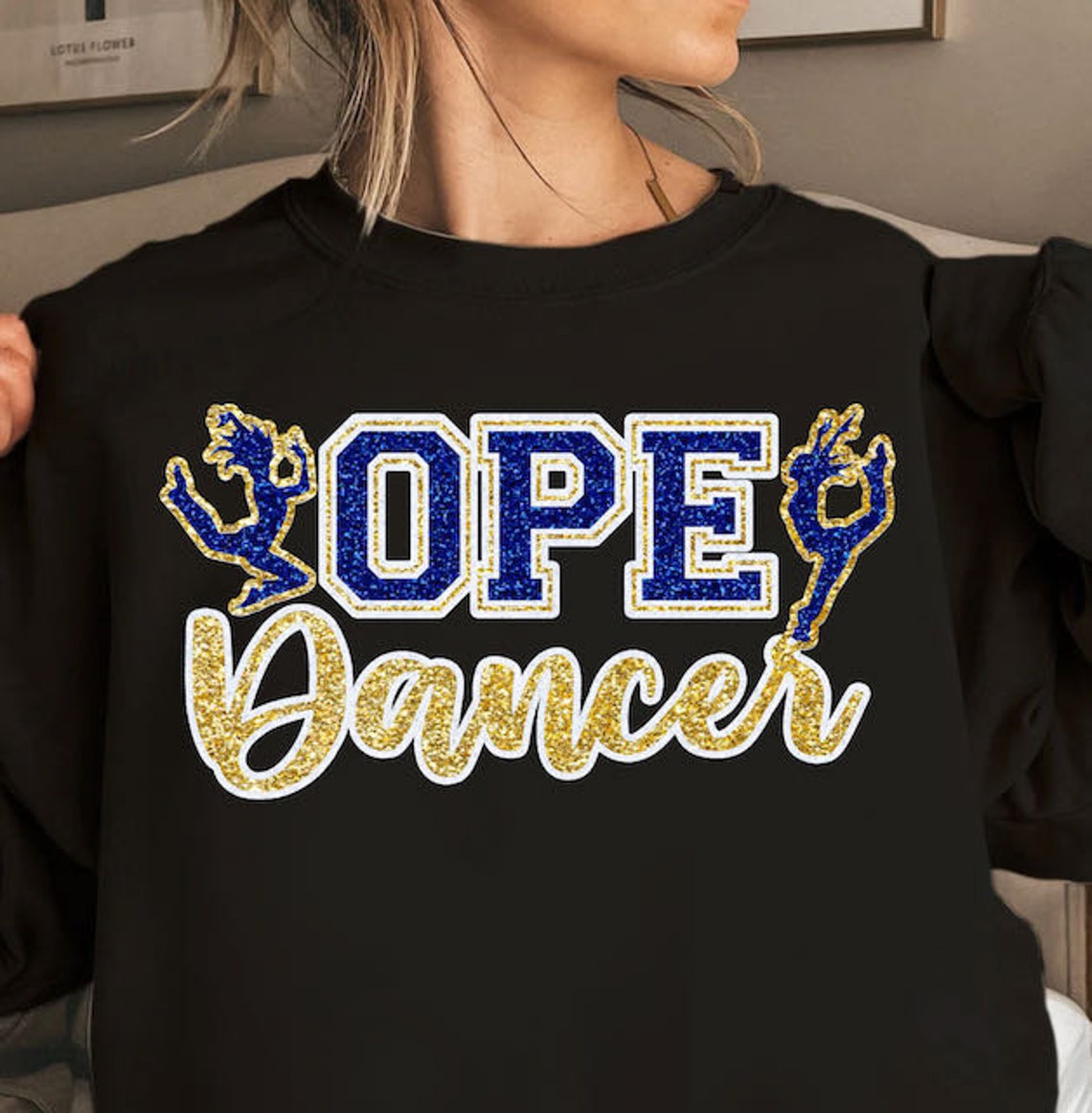 Custom Glitter Dance Sweatshirts Hoodies Dancer Dance Team Etsy
