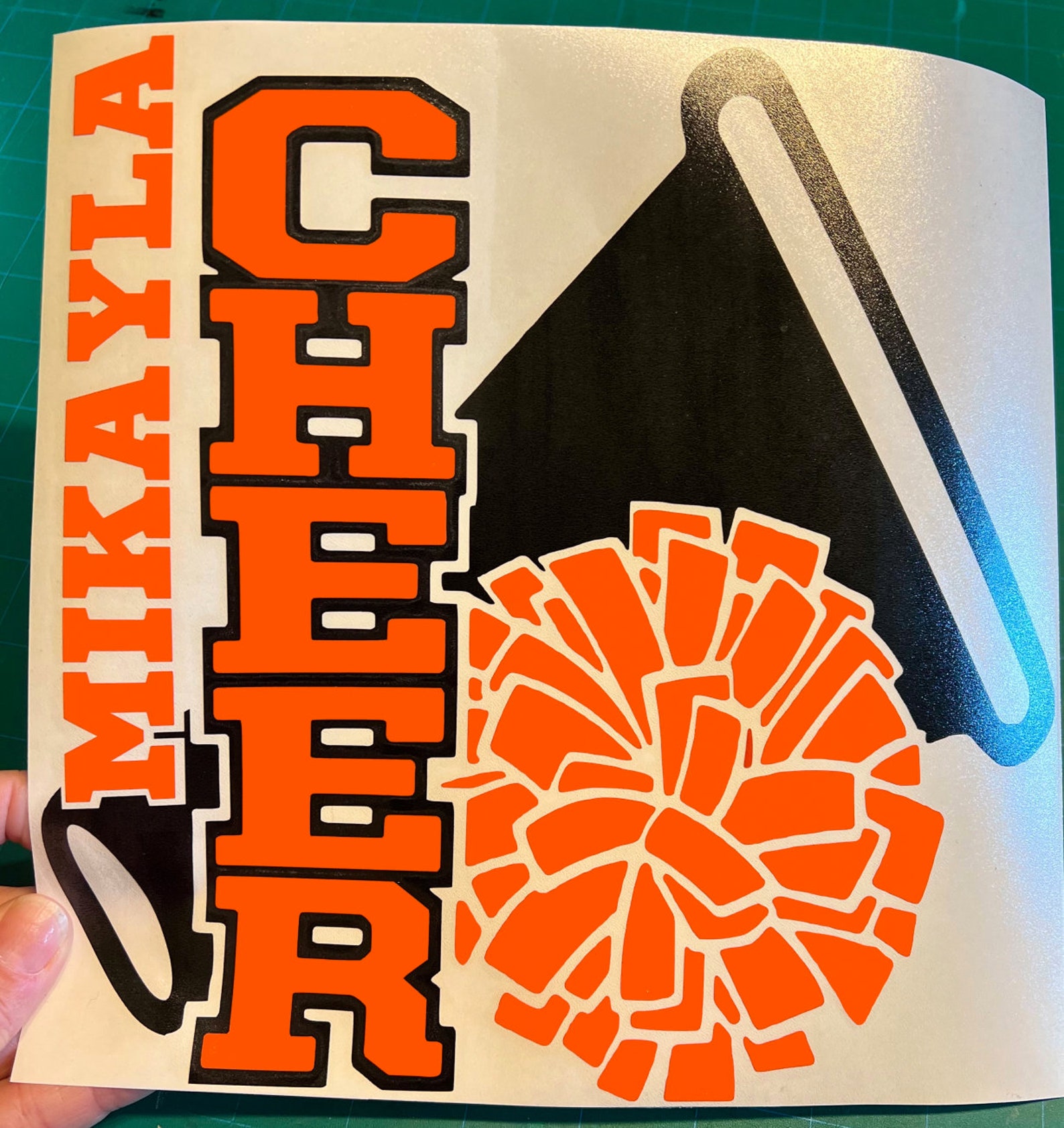 Custom Cheer Stickers Personalized Cheerleader Team Sports Etsy