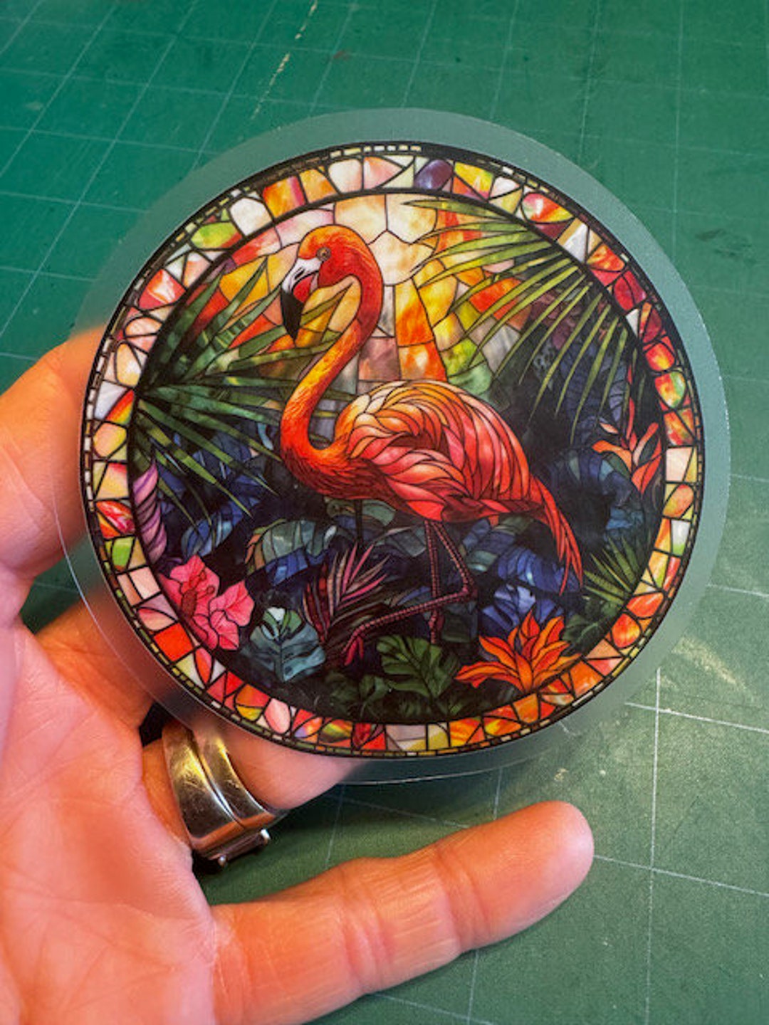 Flamingo Stickers #2 - Large 3.5