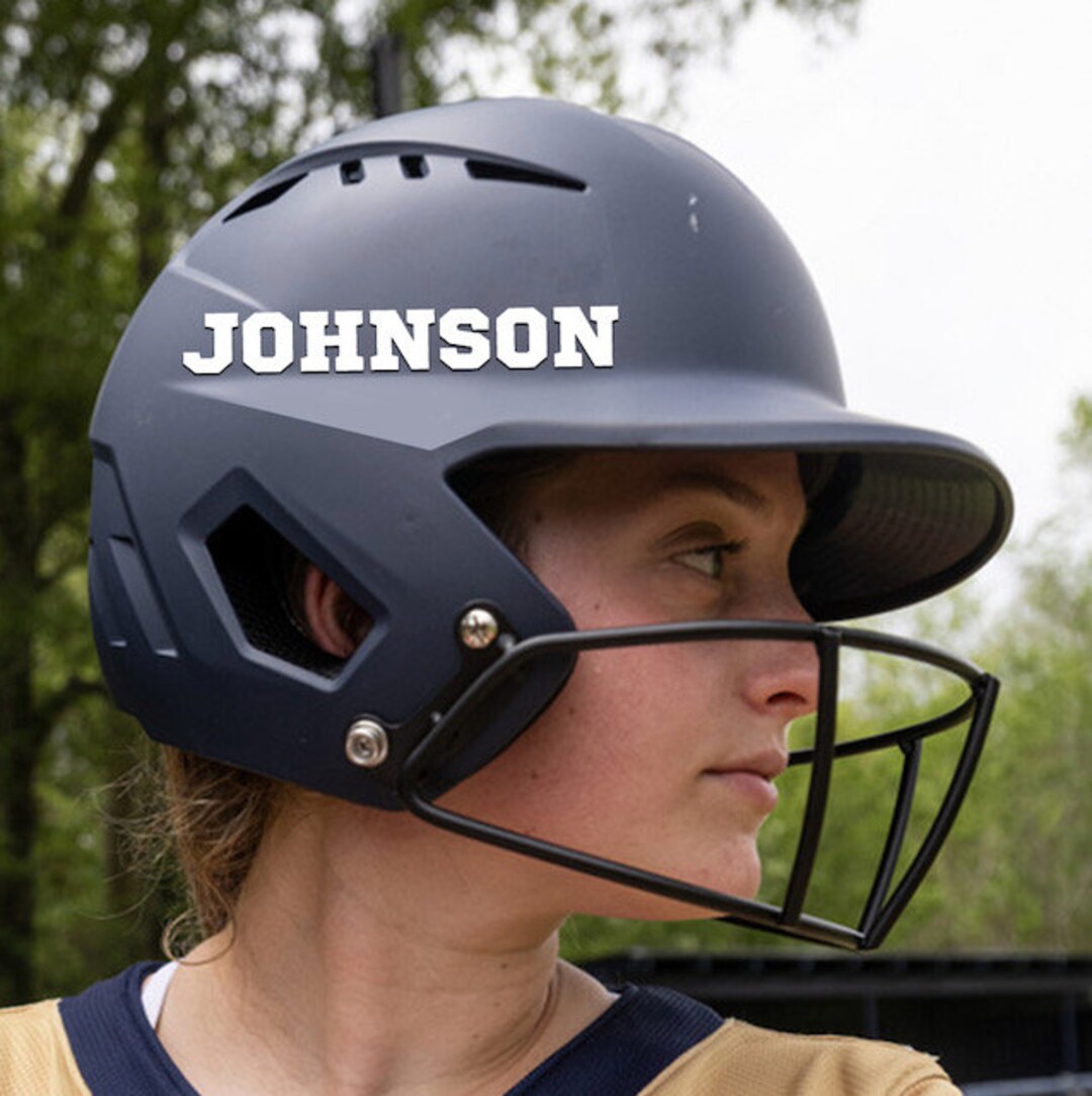 Custom Helmet Name Decals - Vinyl Stickers - Laptop Water Bottle Cups ...