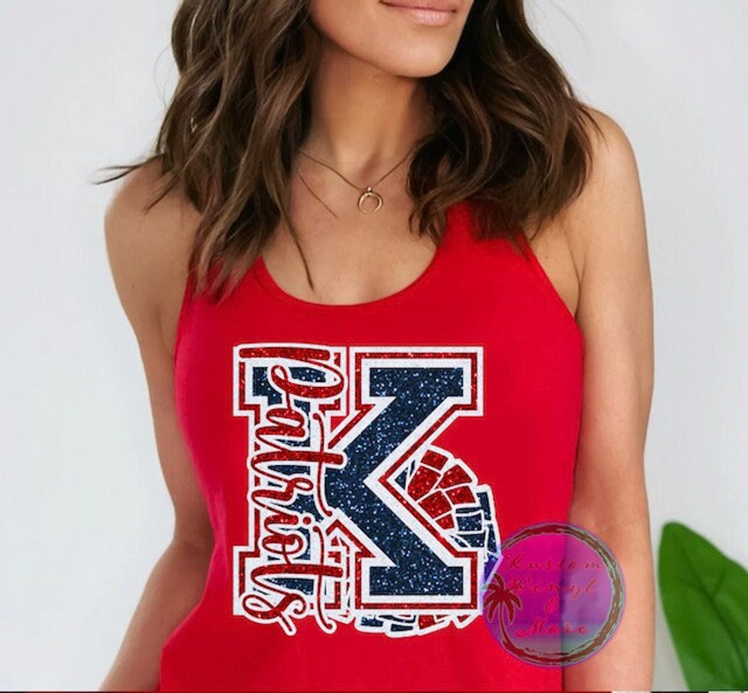 Custom Glitter Cheer Tank Tops Racerback Tanks Cheerleader Name High