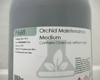 Orchideen Fläschchen medium P668 - Keimung und Aussaat/Pflege (Agar / kein Agar)