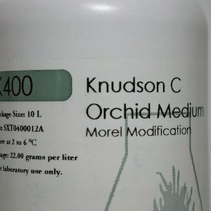 Flasque Knudson C K400 Orchid moyenne pour orchidées terrestres