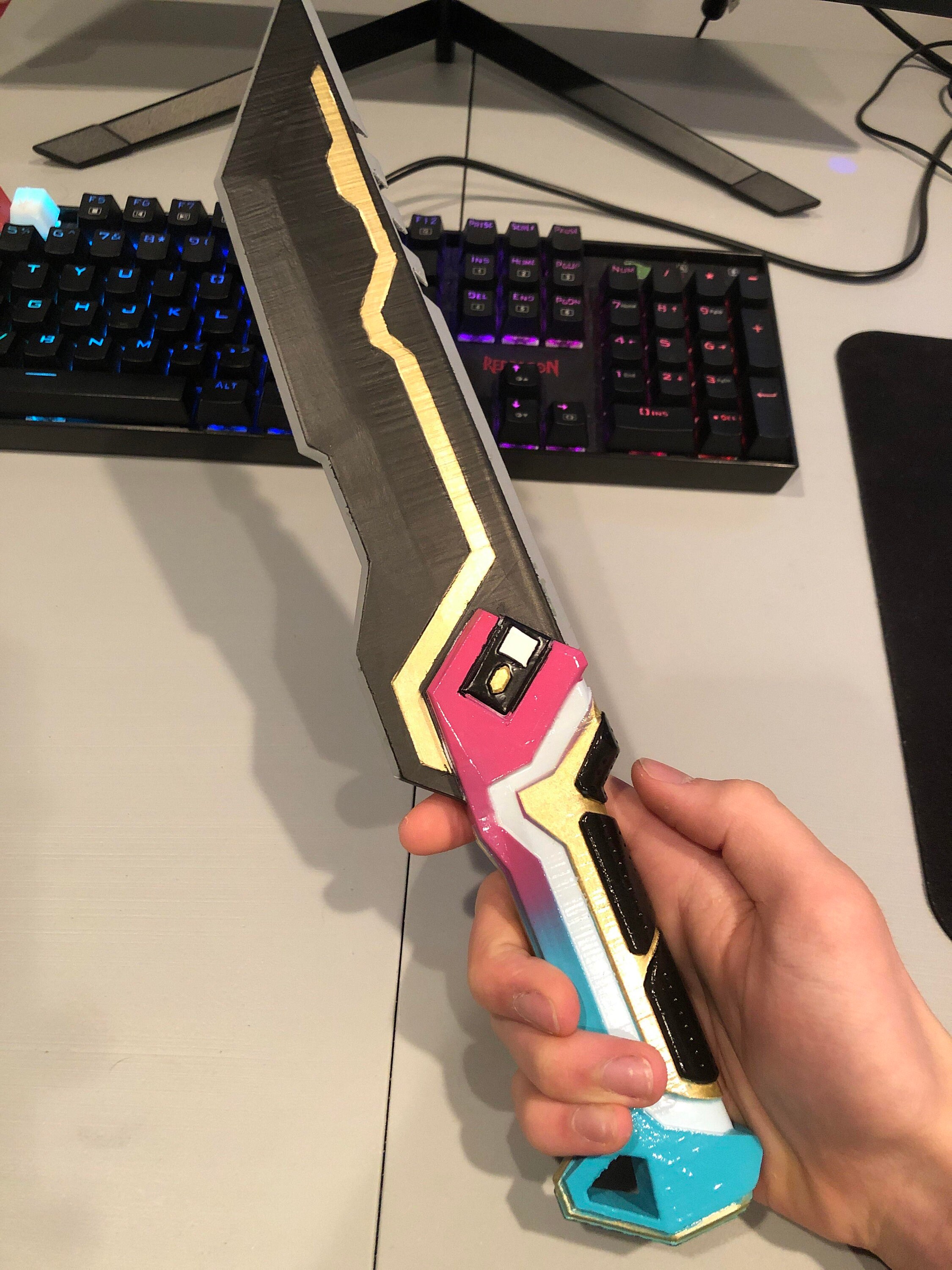 Valorant Glitchpop Knife Stl Files for 3D Printer Unique 3D Etsy Canada