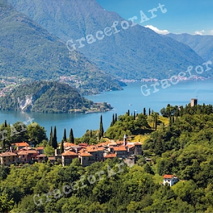Panorama del lago di Como