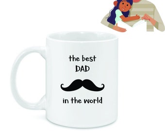 The best DAD in the world. A perfect mug for father's day