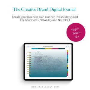 The Creative Brand Journal, Digital Journal | GoodNotes iPad | Affirmations | Pages | Goodnotes planner | Ipad planner | Notability planner