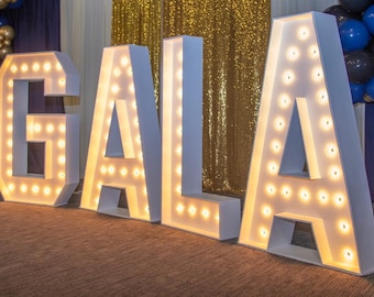 4ft Marquee Letters, Large Light Up Alphabet, Large Light Up Numbers, Wedding Lights