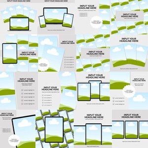 50 Mockup Templates Editable Canva Digital Planner Mockup Templates Digital Stickers Printables Canva Etsy Listing Templates for iPad Tablet