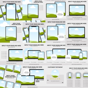 50 Mockup Templates Editable Canva Digital Planner Mockup Templates Digital Stickers Printables Canva Etsy Listing Templates for iPad Tablet