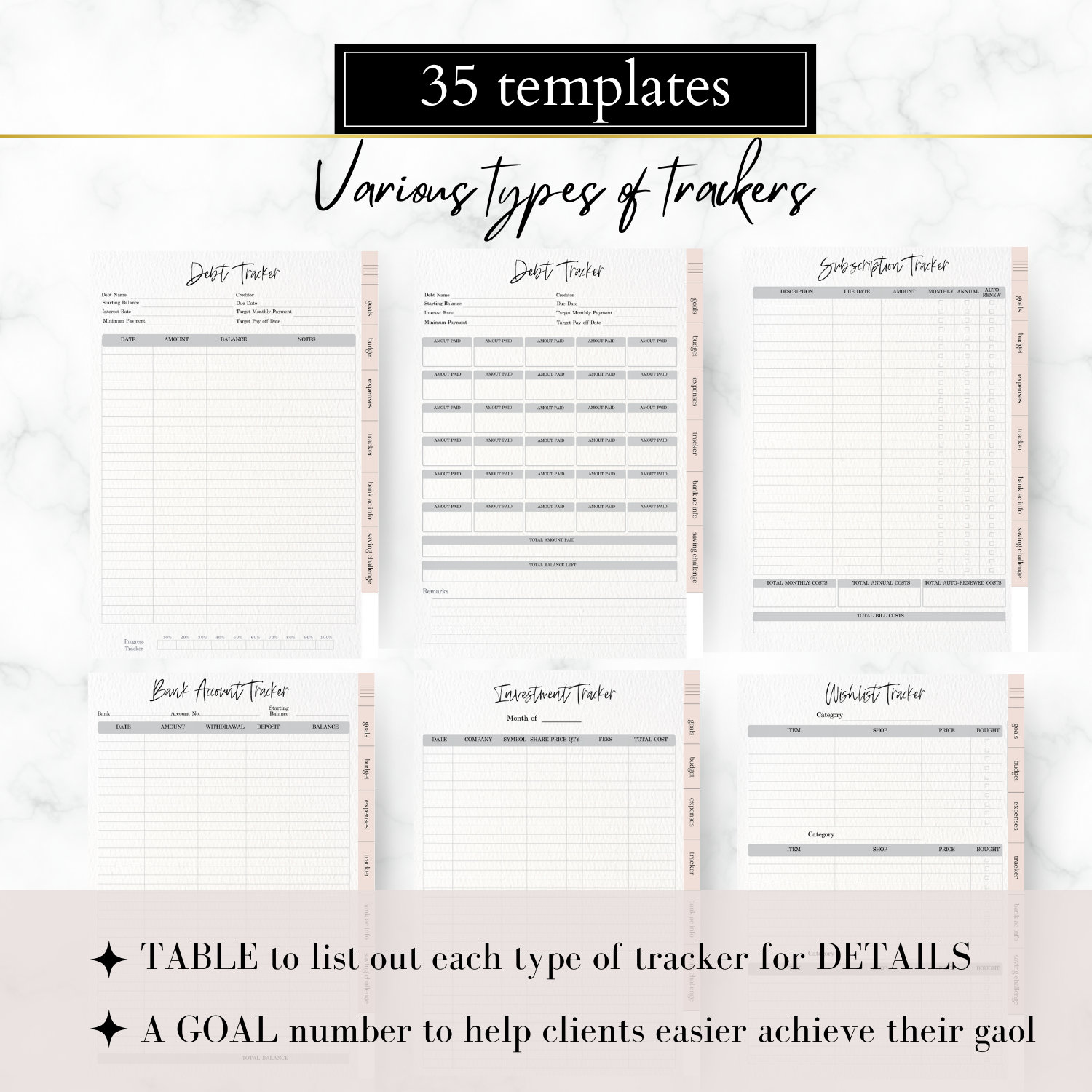 EDITABLE PLR Budget Planner, Resell Canva Planner Template, PLR ...