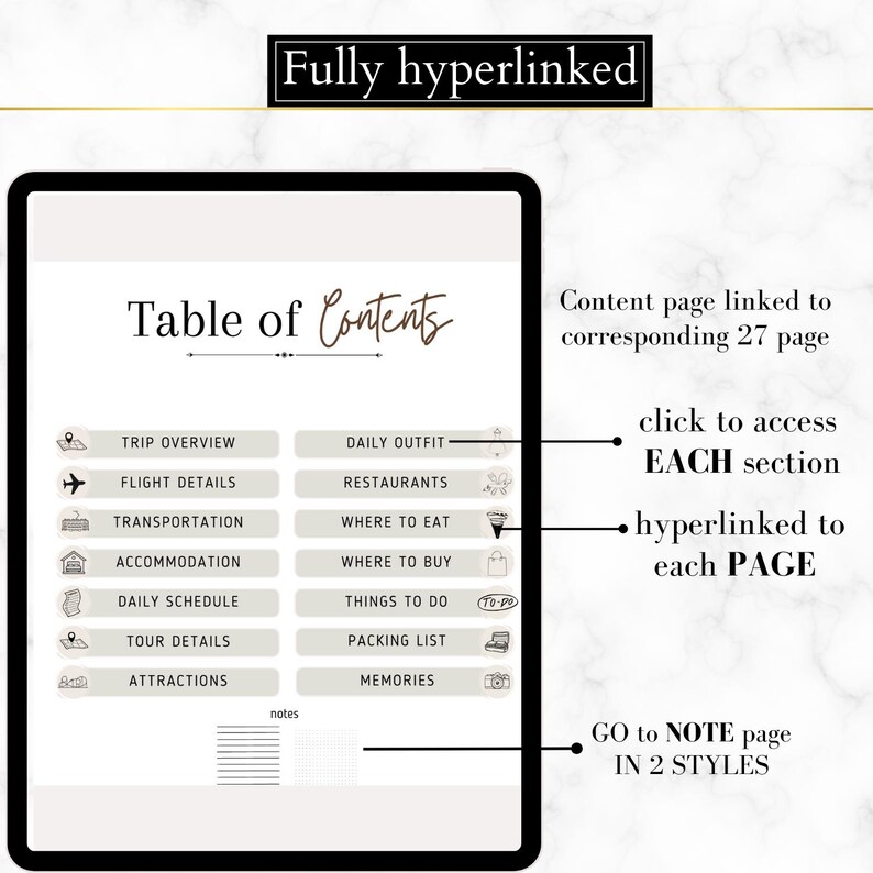 Commercial Resell Editable Travel Itinerary Template Canva PLR MRR Printable Travel Guide for Travel Agent Mobile Itinerary Vacation Plan