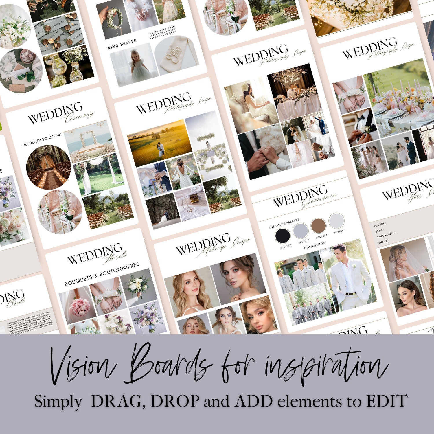 PLR Wedding Planner Bundle Canva Template, MRR Master Resell Rights ...