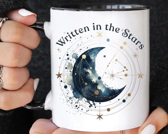 Celestial Coffee Mug: Starry Night Design, Astrology Gift