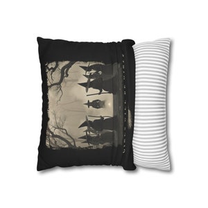 Witch Coven Pillow Cover: Gothic Halloween Decor image 3