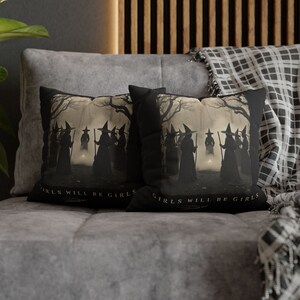 Witch Coven Pillow Cover: Gothic Halloween Decor image 5