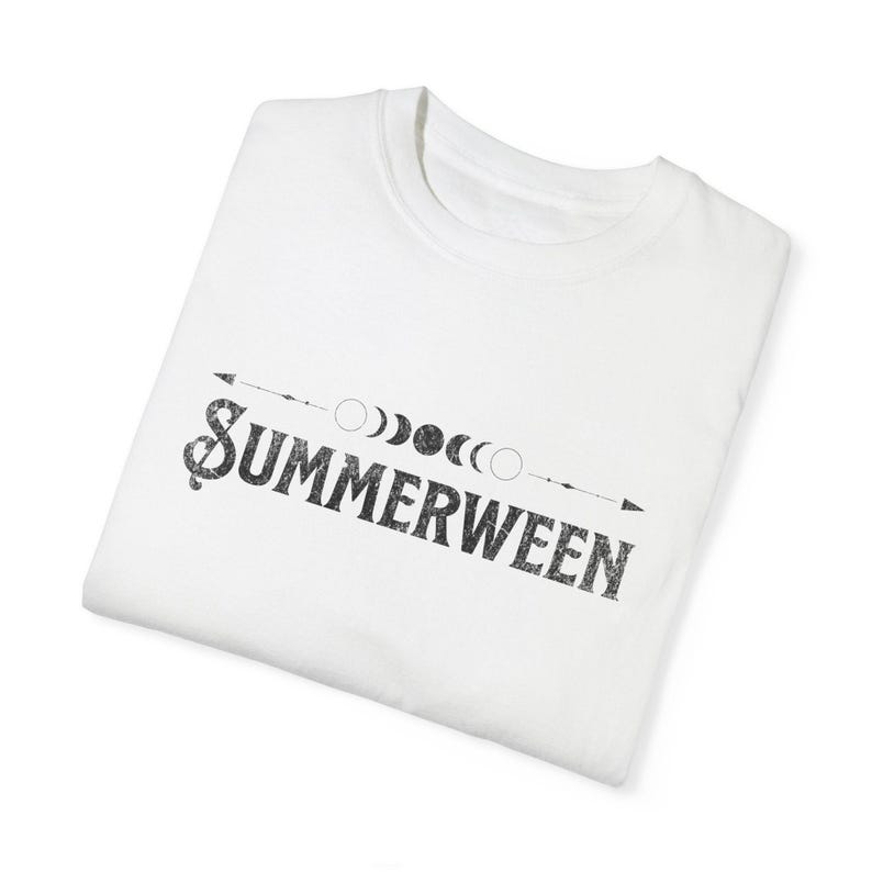 Summerween T-Shirt: Spooky Summer Vibes, Beach Party Tee image 5