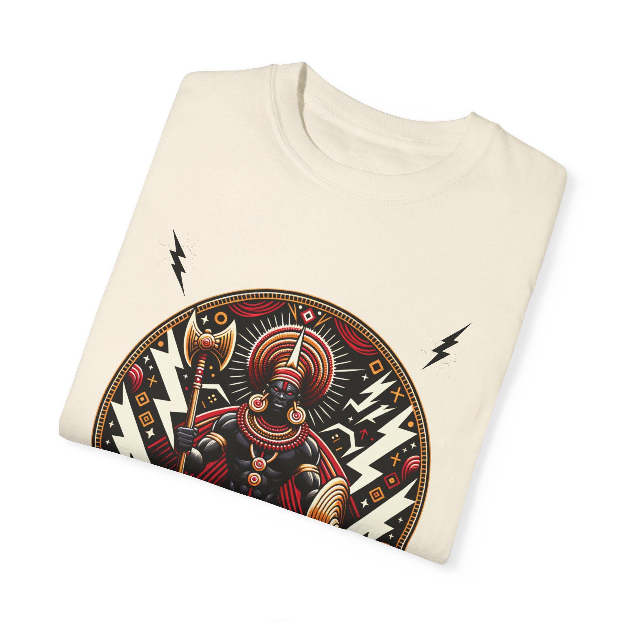 黒人歴史月間、シャンゴ・アフリカン・オリシャ雷神Tシャツ、アフリカ