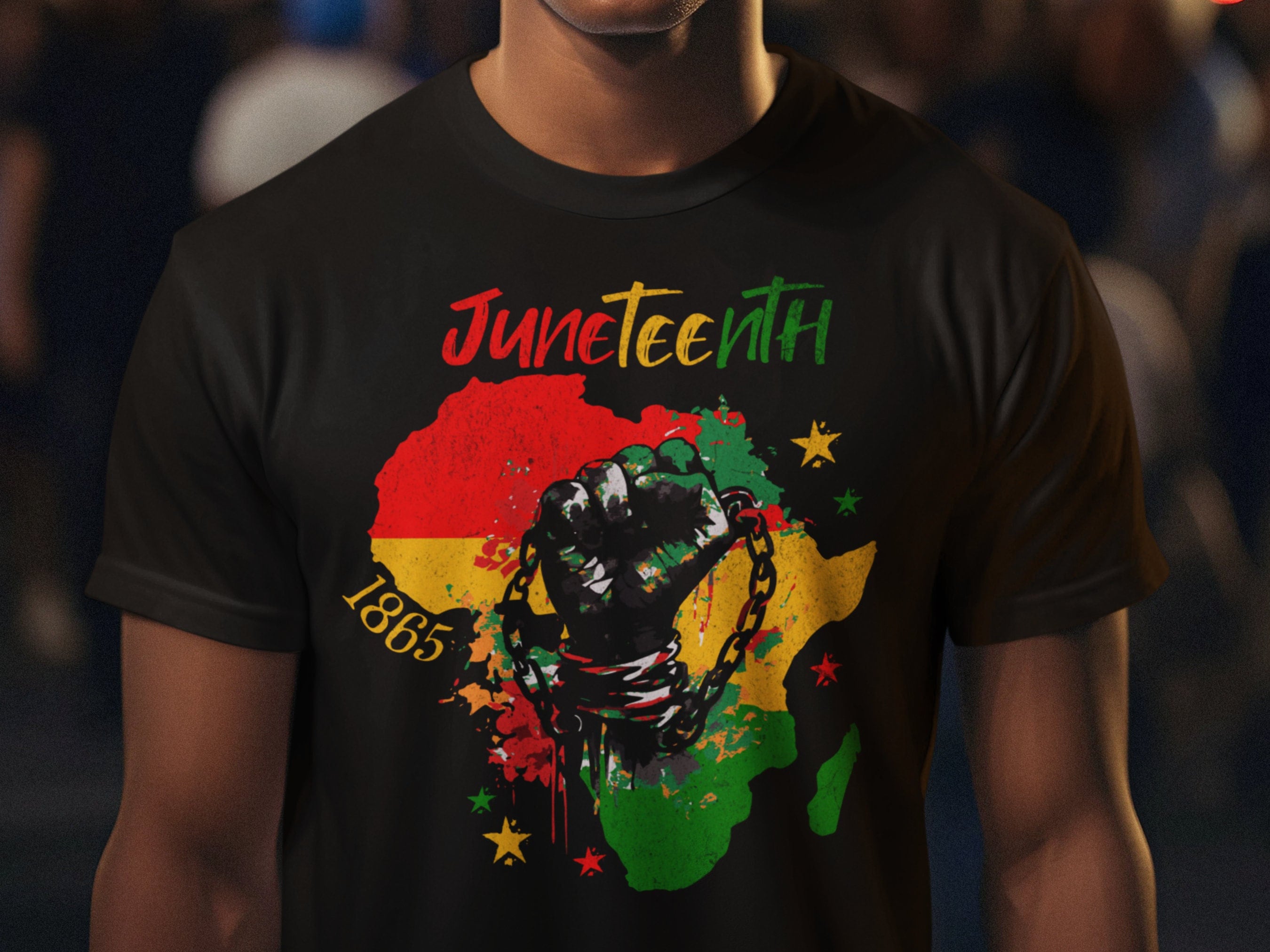 Juneteenth Freedom Fist T-shirt: African Heritage Celebration - Etsy