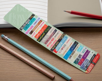 Colleen Hoover Inspired Bookmark - Colleen Hoover Book's Bookmark, Aesthetic Bookmark, CoHo Fan Bookmark, Booktok - FlowandBeUK