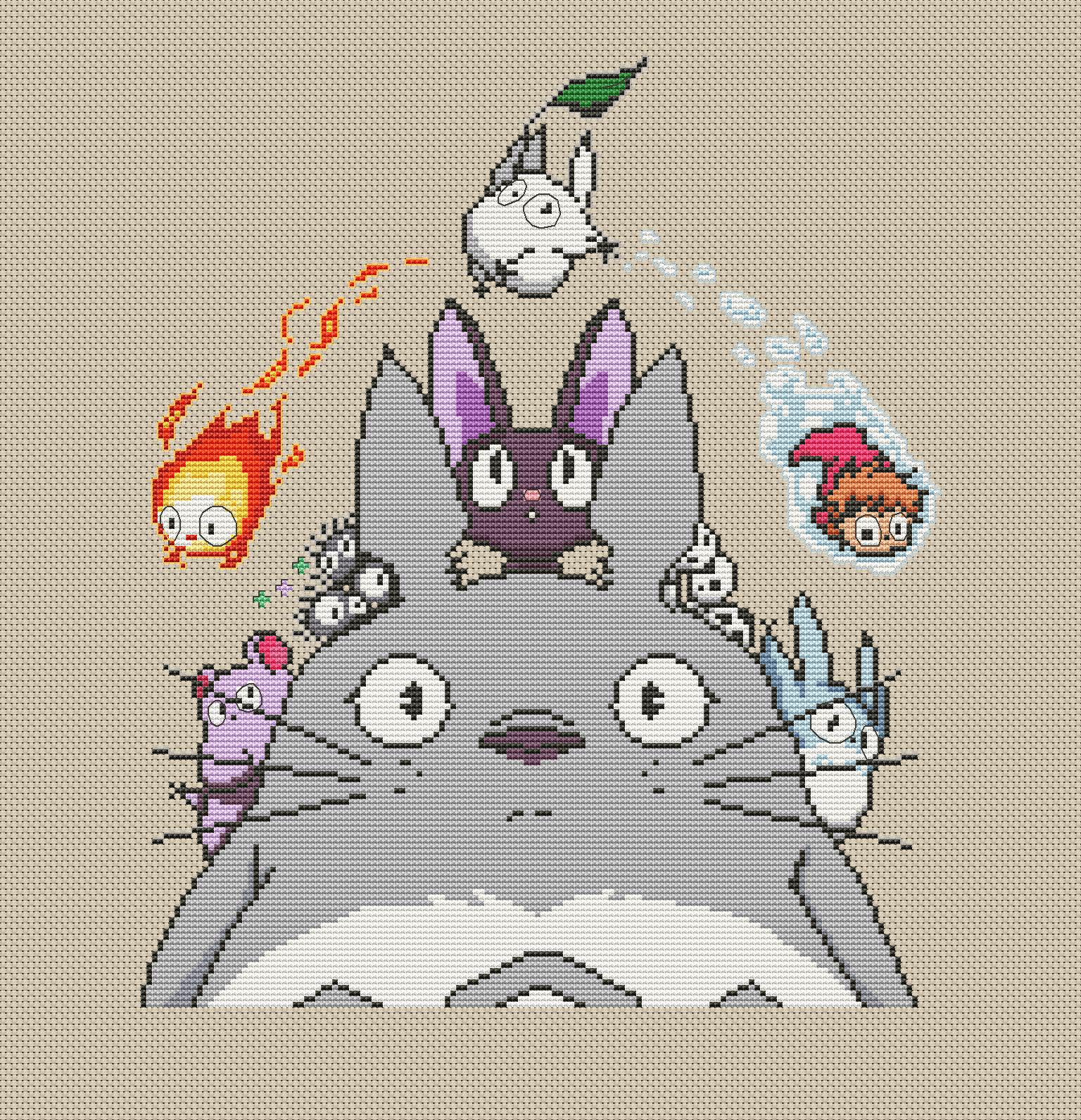 アニメスピリットフレンズ クロスステッチパターン PDF – ファンタジー