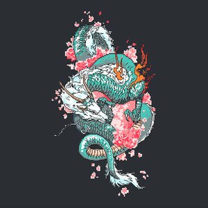 Japanese Dragon Cross Stitch Pattern PDF – Detailed Oriental Design – Mythical Creature Embroidery – Digital Download image 10