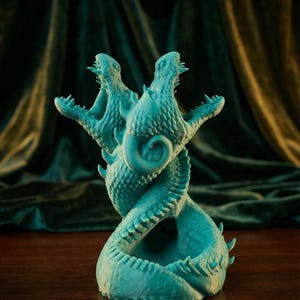 Torre de Dados de Dragón de Duelo: Tirador de Dragón de Cabezas Gemelas Épico para RPGs de Mesa (D&D, Pathfinder)