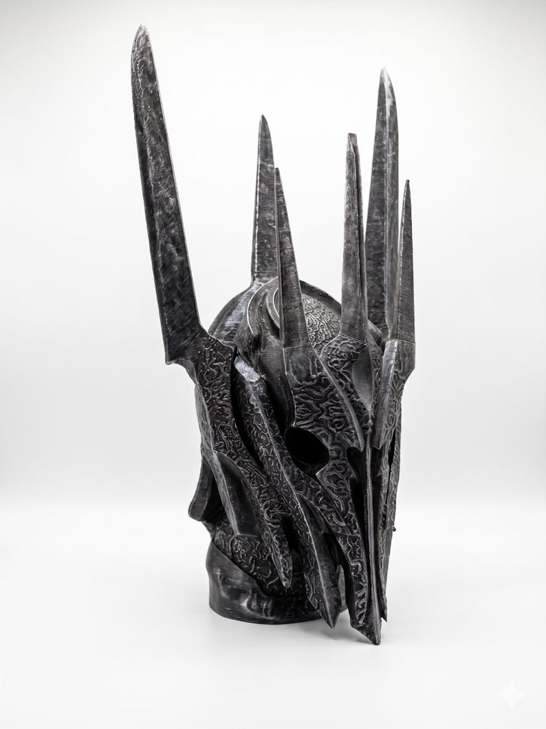 Sauron-Kopfhörerhalter | Herr-der-Ringe-Schreibtischdeko | Kopfhörerständer für Gaming-Setups | Herr-der-Ringe-Geschenk für Gamer | 3D-gedruckter Headset-Ständer Bild 12