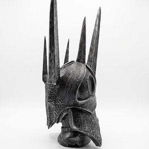 Sauron-Kopfhörerhalter | Herr-der-Ringe-Schreibtischdeko | Kopfhörerständer für Gaming-Setups | Herr-der-Ringe-Geschenk für Gamer | 3D-gedruckter Headset-Ständer Bild 8