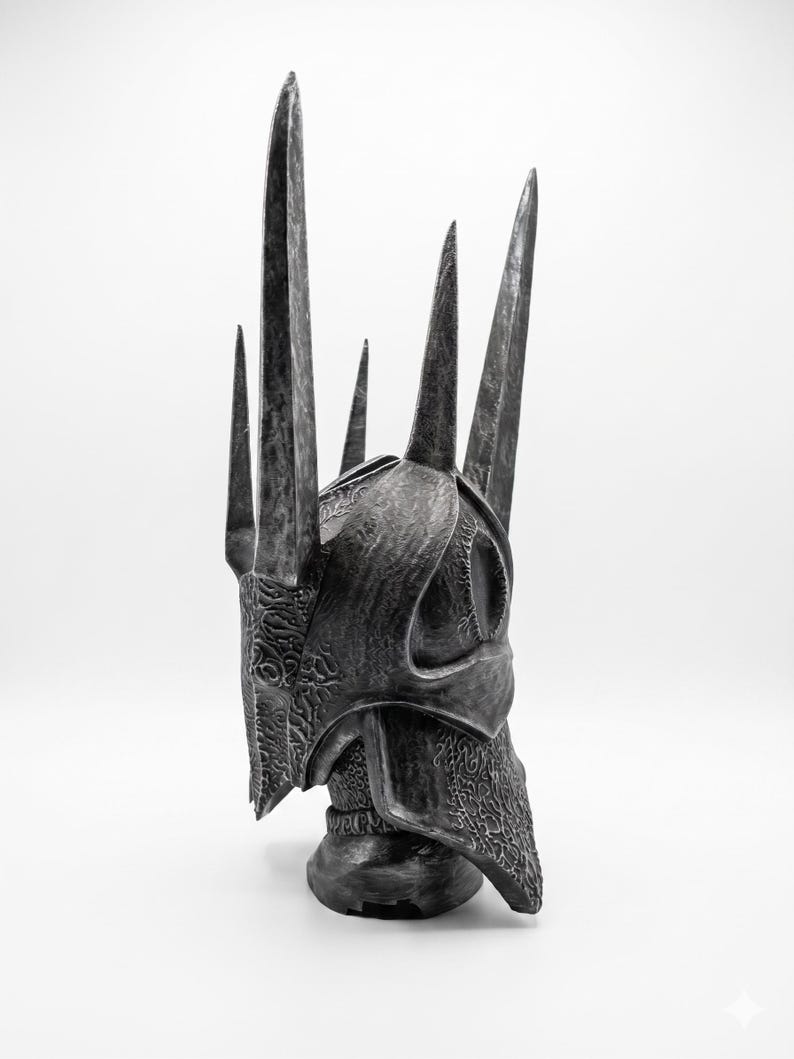 Sauron-Kopfhörerhalter | Herr-der-Ringe-Schreibtischdeko | Kopfhörerständer für Gaming-Setups | Herr-der-Ringe-Geschenk für Gamer | 3D-gedruckter Headset-Ständer Bild 8