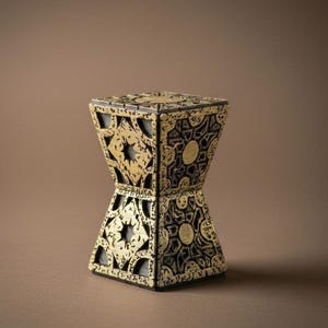 Caja de rompecabezas con la configuración de Hellraiser Lament - Réplica detallada de la película de terror - Decoración de cubo misterioso - Regalo gótico para fanáticos del terror