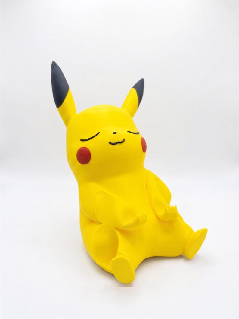 Pikachu Controller Holder | Gaming Setup Accessory | 3D Printed PLA Stand | PS5 and Xbox Controller Dock | Unique Gamer Gift | Desk Decor image 17
