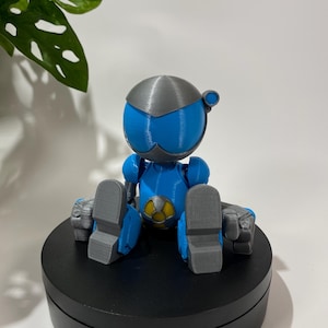 Toonami Tom 3D stampato articolato - Cartoon Network's Toonami & Adult Swim, giocattolo Fidget multicolore, action figure di Toonami