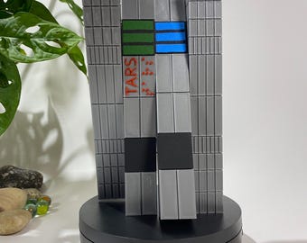 Interstellar TARS Robot Figure - Custom 3D Printed Model - Gunmetal Stainless Finish