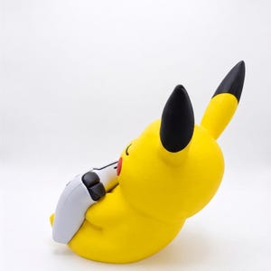 Pikachu Controller Holder | Gaming Setup Accessory | 3D Printed PLA Stand | PS5 and Xbox Controller Dock | Unique Gamer Gift | Desk Decor image 16