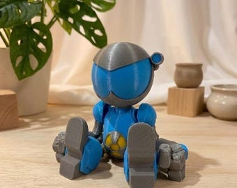 Figurka Toonami Tom – przegubowy robot z kreskówek z lat 90.