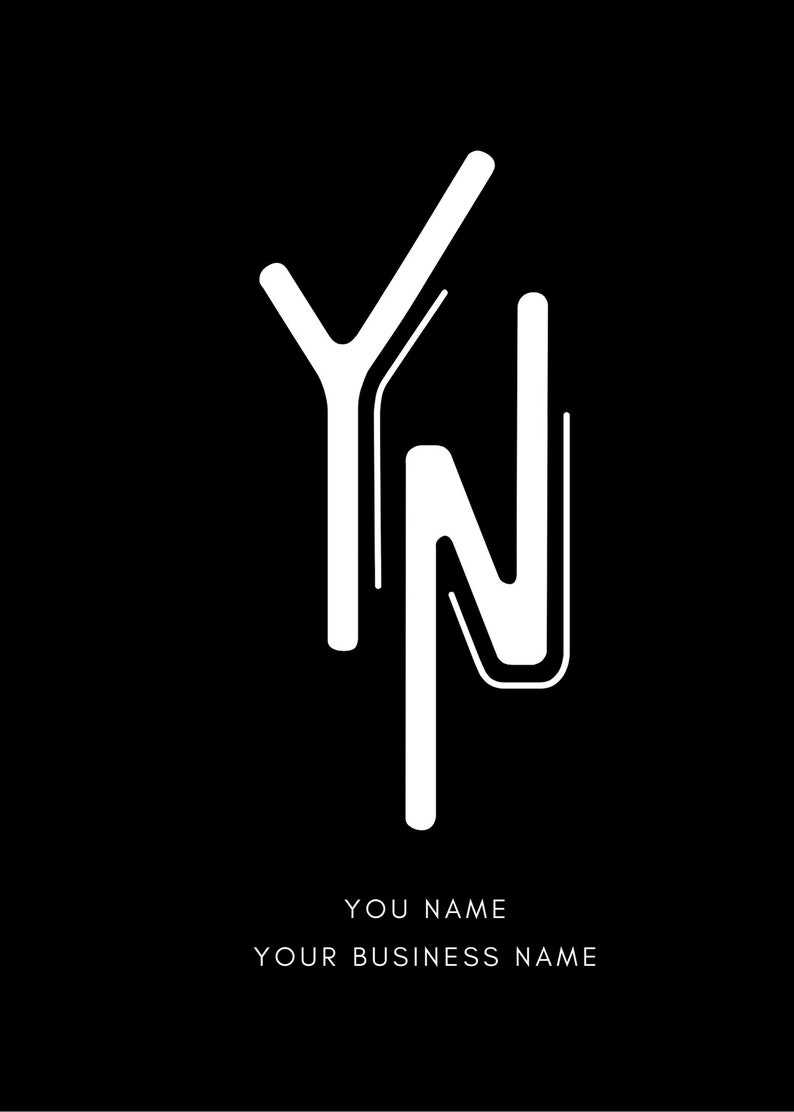 Modern and Cute Digital Cards Printable Thank You Card Small Etsy